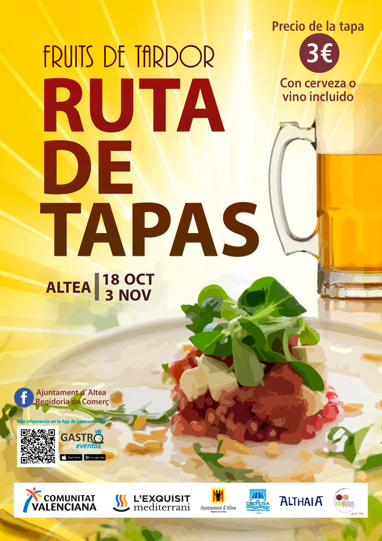 Ruta de tapas - Fruits de tardor